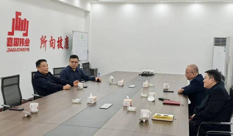 趙亮拜訪新疆嘉國偉業(yè)董事長(zhǎng)韓寶祥