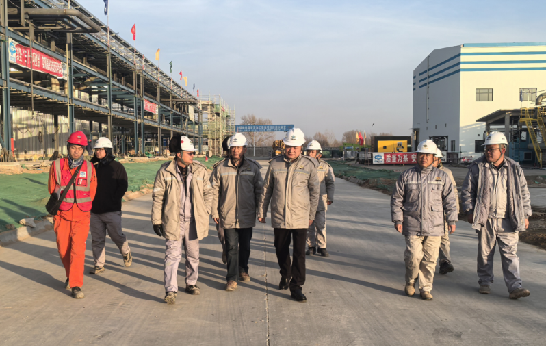 周鴻到中煤榆林項目檢查指導工作