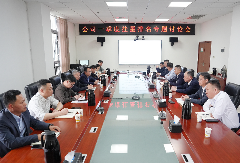 攻堅系統建設⑥ | 四化建召開一季度掛星排名專題討論會